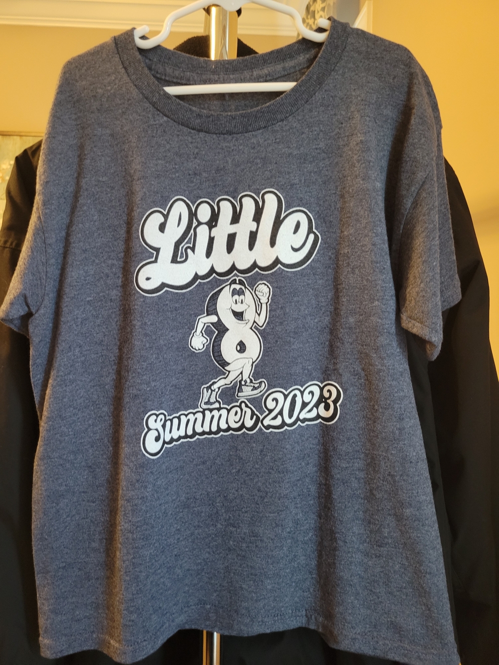 Little Summer 2023 Graphic Kids T-Shirt - Heather Gray